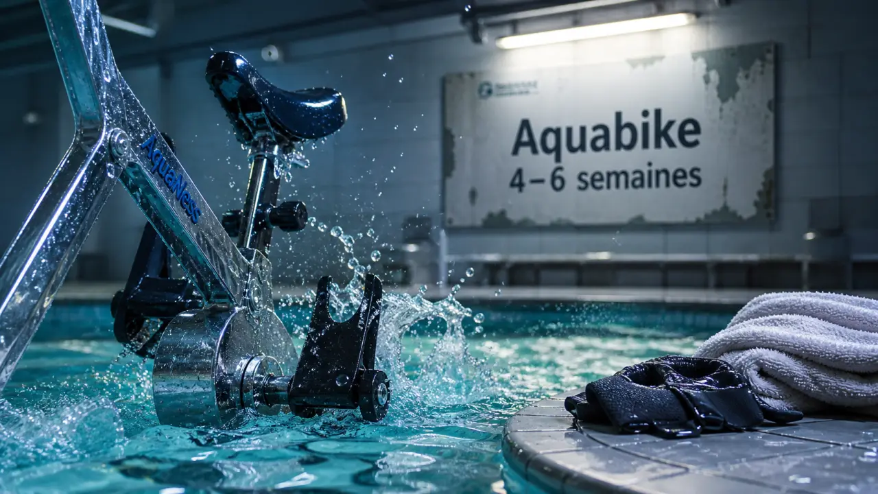 Aquabike : effet au bout de combien de temps, 4 à 6 semaines après 8 à 10 séances