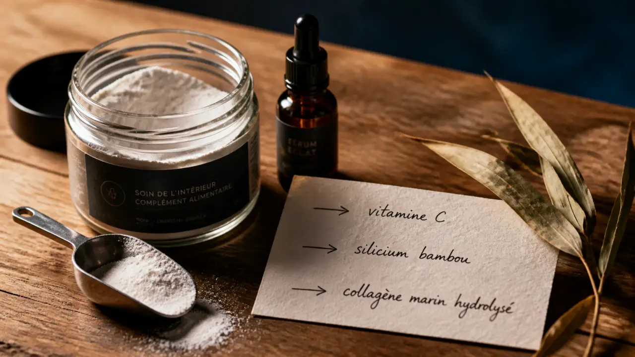 Collagène marin et silicium : compléments pour peau et articulations