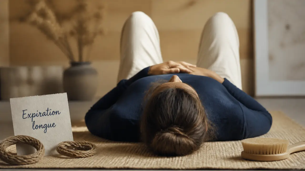 Comment detendre diaphragme avec 4 exercices, 5 répétitions et expiration longue