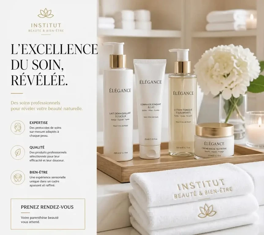 Ambiance relaxante et professionnelle au sein de l'institut Plénitude Esthétique pour vos soins visage et corps