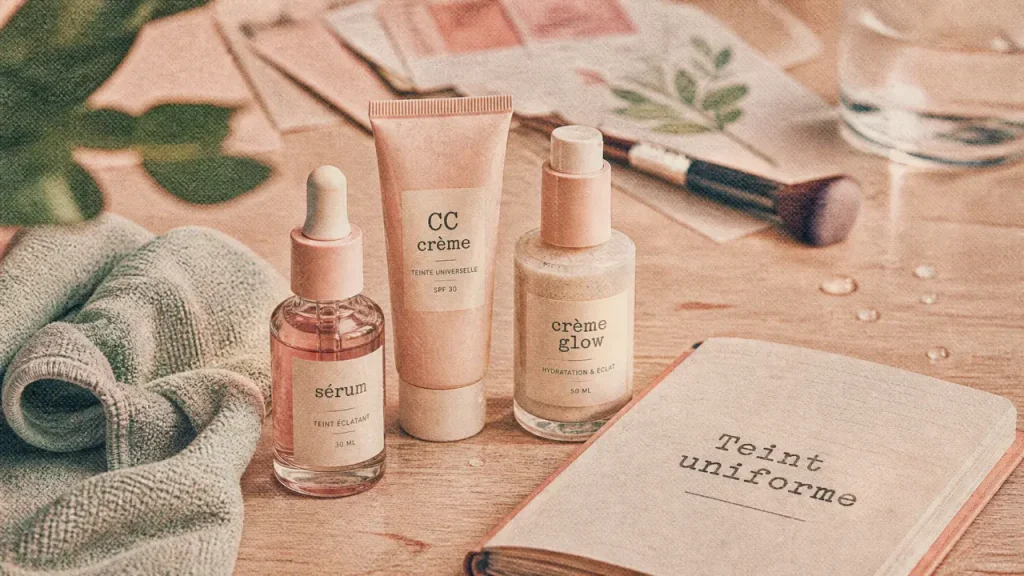 Meilleures marques soins peau uniformité teint : sérum, CC crème et glow contre taches et rougeurs