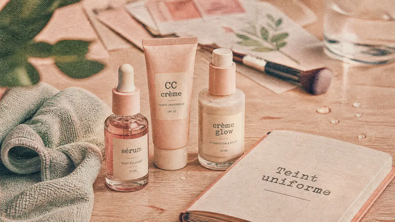 Meilleures marques soins peau uniformité teint : sérum, CC crème et glow contre taches et rougeurs