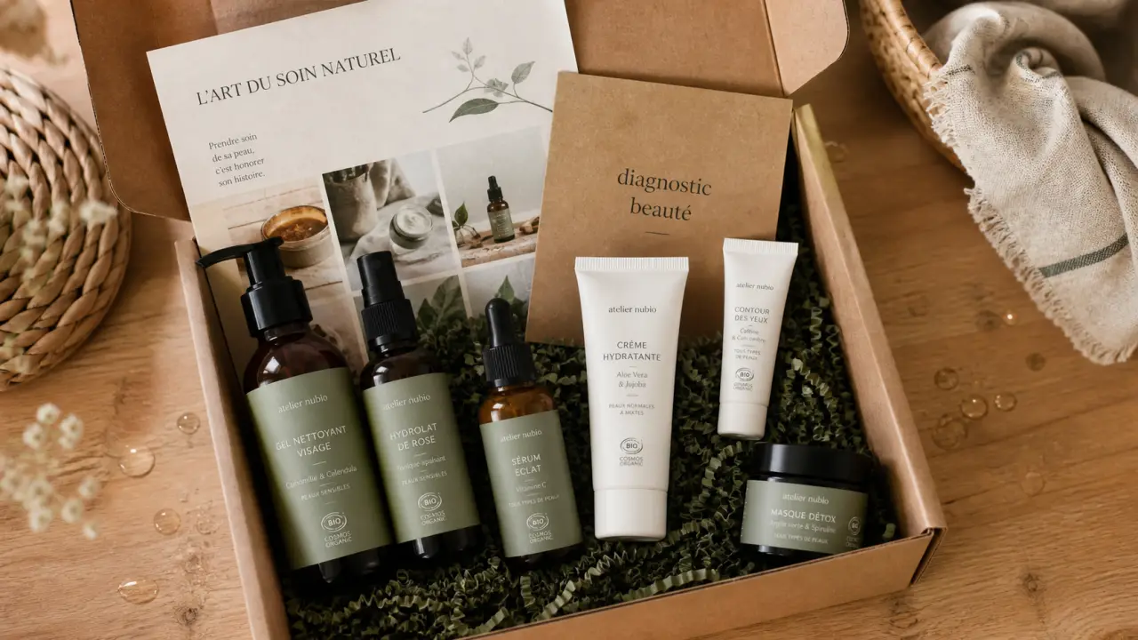 Nuoo Paris cosmétiques bio et naturels : box beauté avec produits et diagnostic