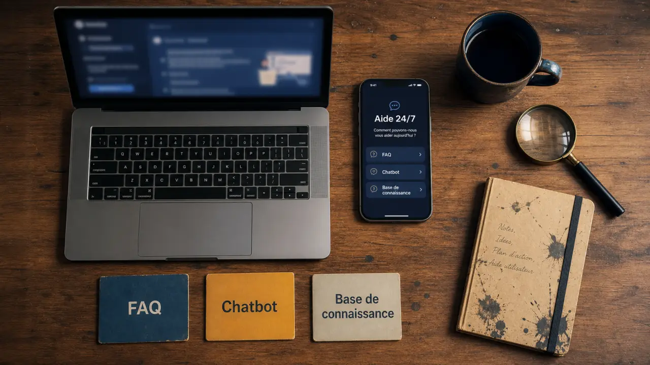 Selfcare client : FAQ, chatbot et base de connaissance 24/7