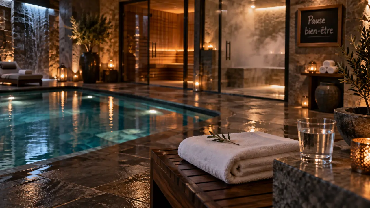 Arômes et bien être : spa 400 m² à Saulx-les-Chartreux, piscine intérieure chauffée
