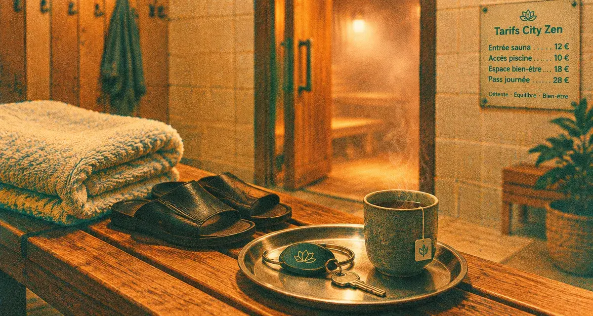 City Zen sauna & hammam à Mulhouse, tarifs