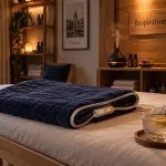 Inspiration bien être à Vienne : table de massage chauffante et serviette