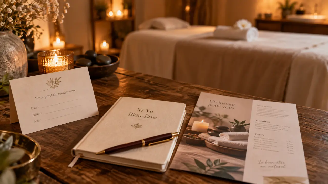 xi yu bien être massage : carte rendez-vous et tarifs avant réservation